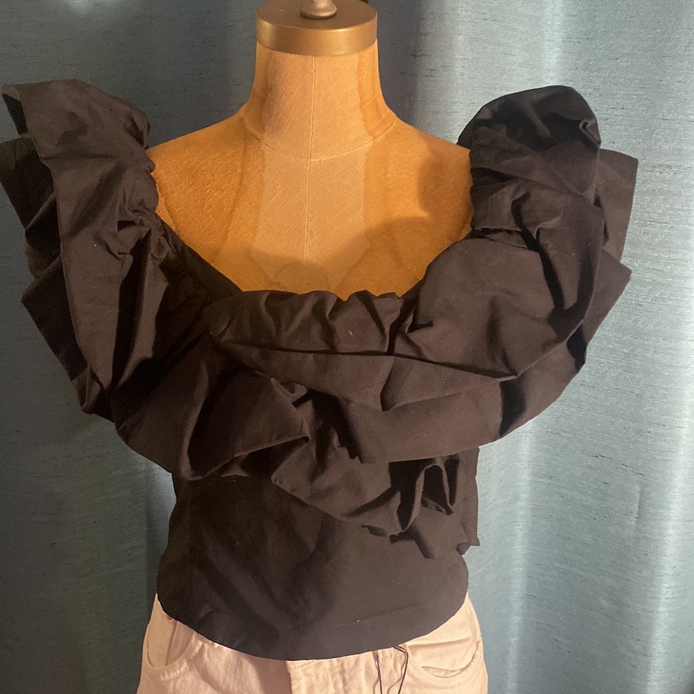 Zara black top medium - Picture 2 of 11